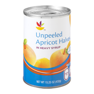 Ahold Apricot Halves Unpeeled in Heavy Syrup