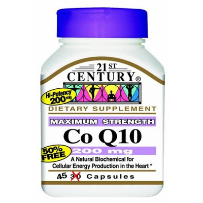 21st Century Co Q10 200 Mg Capsules, 45-Count