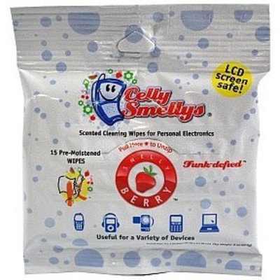Celly Smellys Cleaning Wipe - Berry Scent (case of 6)