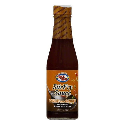 Rice Road Stir Fry Garlic and Ginger Sauce, 8 oz, - Pack of 6