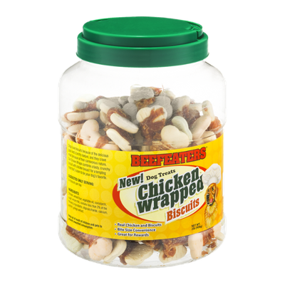 Beefeaters Dog Treats Chicken Wrapped Biscuits