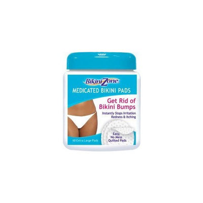 Bikini Zone Anti-Bumps, Medicated Bikini Pads 60 ea