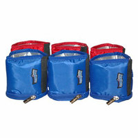 Maranda Enterprises Flexifreeze Refreezable Can Coolers - Red/ Blue