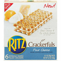 Nabisco RITZ Crackerfuls Four Cheese Cracker Sandwiches