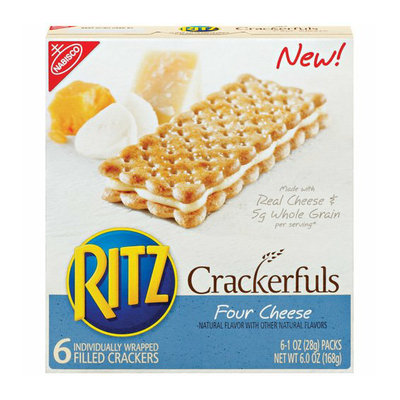 Nabisco RITZ Crackerfuls Four Cheese Cracker Sandwiches