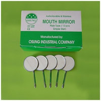 Osung Dental Mirror #4, Simple Stem, 12/bx, D-MSS-04