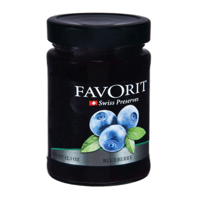 Favorit Blueberry Swiss Preserves