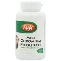Naturalmax Mega Chromium Picolinate, 12hr Tr, 100-Count