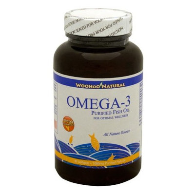 Woohoo Natural Omega-3 Purified Fish Oil - All Nature Source - 90 Softgels