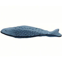 Couronne Co. COUR2031G38 Ocean Blue 10 inch Fish Glass Plate