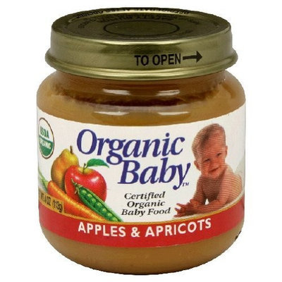 Organic Baby Organic Baby Food, Apples & Apricots, 4-Ounce Jars (Pack of 24)