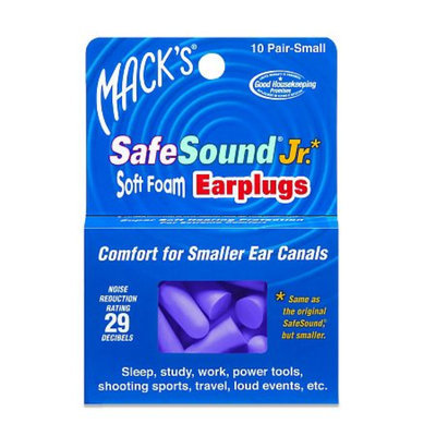 Mack's SafeSound Slim Fit Soft Foam Earplugs