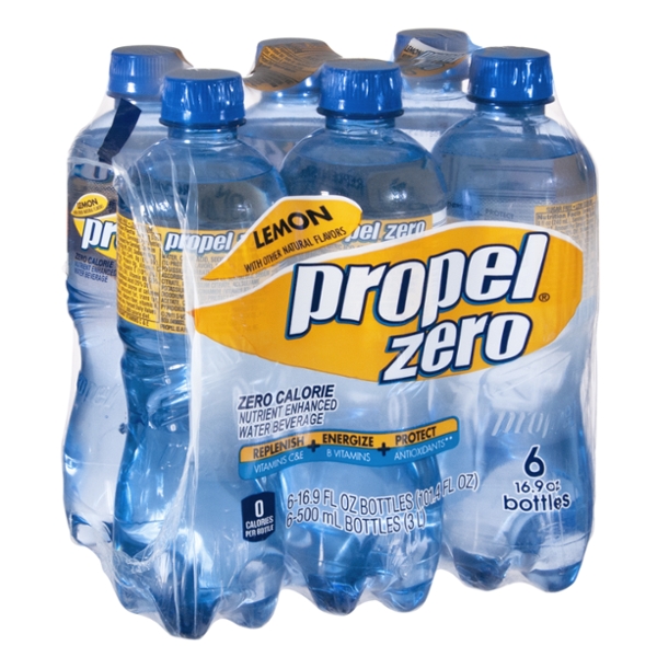 Propel Zero Lemon Zero Calorie Nutrient Enhanced Water Beverage - 6 CT
