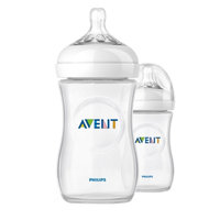 Philips Avent BPA Free Natural 9 Ounce Polypropylene Bottles, 2-Pack