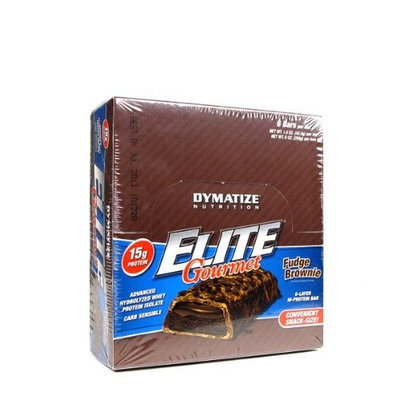 Dymatize Nutrition Elite Bar, Fudge Brownie, 6-Count