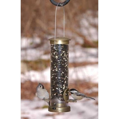 Aspects 394 Quick-Clean Seed Tube Feeder, Small - Antique Brass