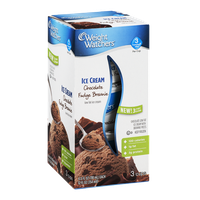 Weight Watchers Ice Cream Chocolate Fudge Brownie - 3 CT