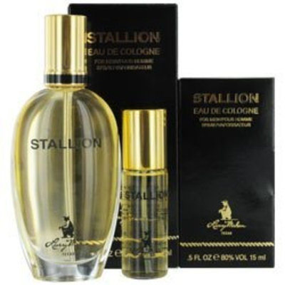STALLION by Larry Mahan EAU DE COLOGNE SPRAY 1.7 OZ & EAU DE COLOGNE SPRAY .5 OZ (TRAVEL OFFER)