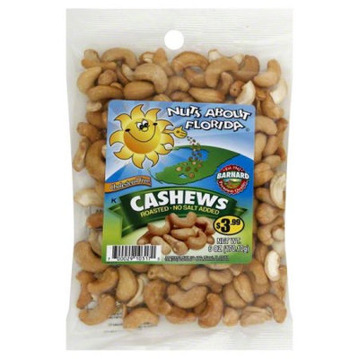 Barnard Cashews Roasted, No Salt, 6.5oz