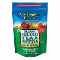 Carrington Farms Milled Flax Organic Linaza Case of 6 14 oz