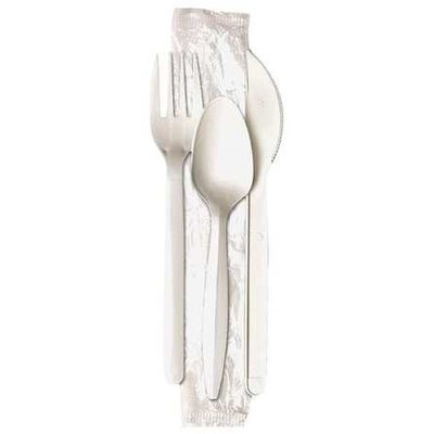 DIXIE CMP26C Fork/Knife/Teaspoon, White, PK250