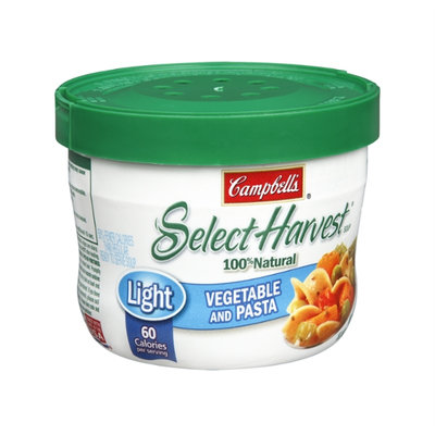 Campbell’s® Select Harvest® Light Vegetable Pasta – Microwavable Rts Bowl