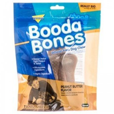 Bigger Booda Bone, Peanut Butter, 9PK
