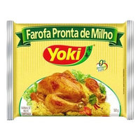 Seasoned Corn Flour - Yoki - 17.6 oz | Farofa Pronta de Milho Yoki - 500g - (PACK OF 10)