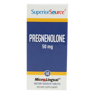 Superior Source - Pregnenolone Instant Dissolve 50 mg. - 50 Tablets
