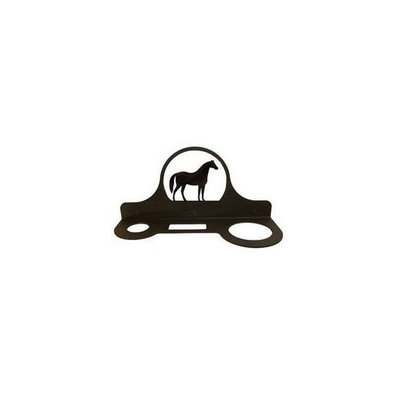 Village Wrought Iron HD-68 Hair Care Caddy - Standing Horse Silhouette