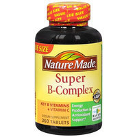 Nature Made Super B-Complex Dietary Supplement Tablets