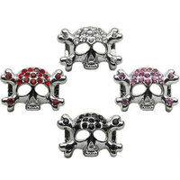 Mirage 3/8 Skull Slider Charm
