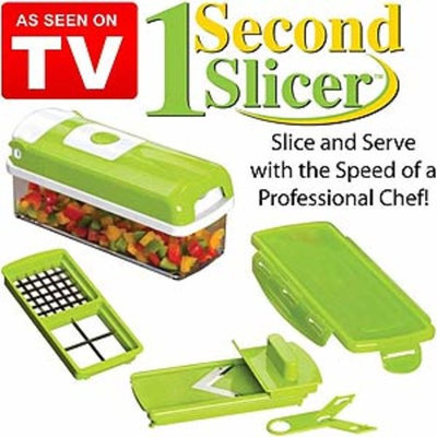 As Seen On TV - 1 Second Slicer - Cut Dices, Sticks & Slices