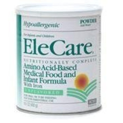 Ross Products Abbott Laboratories Elecare Amino Acid-Based Medical Food and Infant Fomula with Iron, Unflavored, 14.1-Ounce Canister