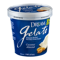 Dream Gelato Non-Dairy Frozen Dessert Coconut Almond