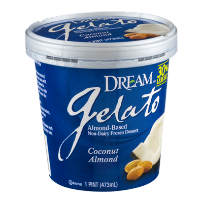 Dream Gelato Non-Dairy Frozen Dessert Coconut Almond