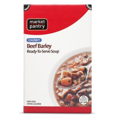 market pantry Market Pantry Chunky Tetra Chunky Beef and Barley 17.6 oz