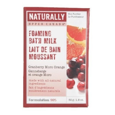 Upper Canada Soap Candle Upper Canada Soap And Candle Naturally Foaming Bath Milk, Cranberry Moro Orange, 1.8-Ounce Envelope (Pack of 12)