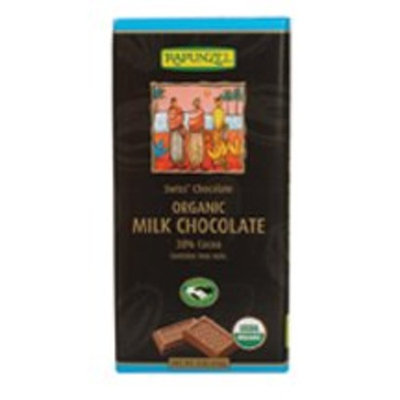 Rapunzel Organic Milk Chocolate Bar 3 oz. (Pack of 12)