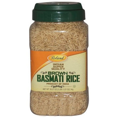 Roland Brown Basmati Rice, 35.2-Ounce jug (Pack of 4)