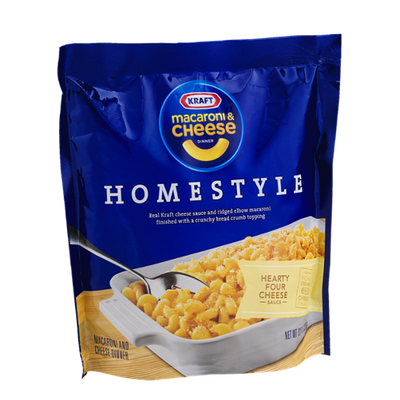 Kraft Macaroni & Cheese Dinner Homestyle Hearty Four Cheese Sauce