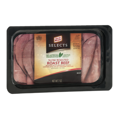 Oscar Mayer Selects Slow Roasted Roast Beef Browned with Caramelized Sugars