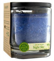 Eco Palm Square Jar, Night Sky Navy Blue 8 oz by Aloha Bay