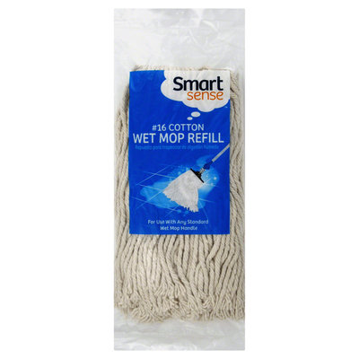 Fifty-fifty Group Smart Sense Wet Mop Refill, Cotton, No. 16, 1 refill
