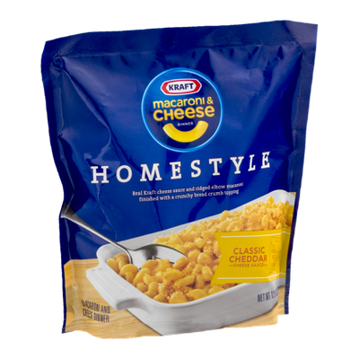 Kraft Homestyle Macaroni & Cheese Dinner Classic Cheddar Cheese