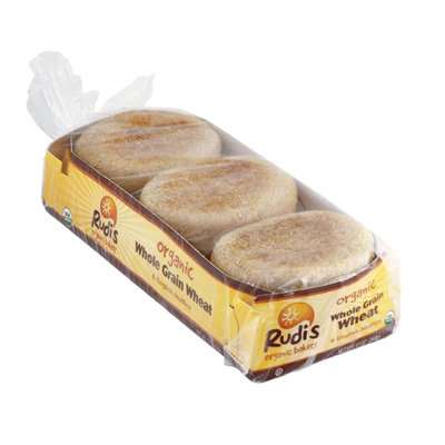 Rudi's Organic Bakery English Muffins Whole Grain Wheat - 6 CT