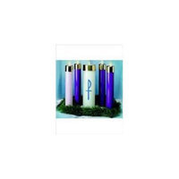 Emkay Candles 54182 Candle Advent Candela Set 12 x 2.62 3 Blue 1 Pink
