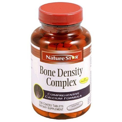 NatureStar Bone Density Complex Dietary Supplement Tablets, 100-Count Bottles (Pack of 2)