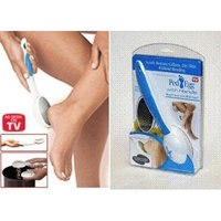 Telebrands PedEgg Reach Professional Foot File with Handle, Assorted Color/Design