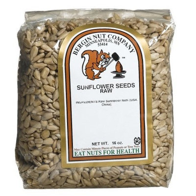 Bergin Nut Company Sunflower Nuts Raw, 16-Ounce Bags (Pack of 6)